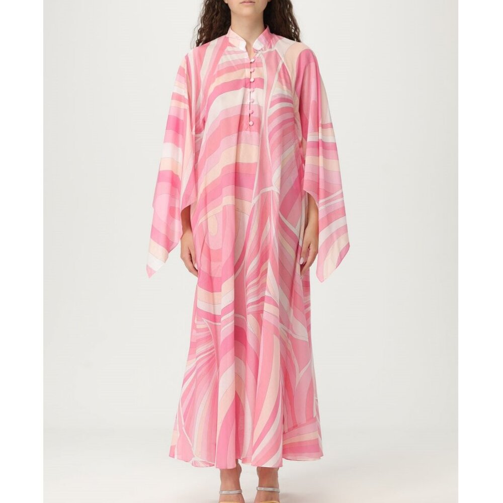 Emilio Pucci Iride cotton muslin print kaftan